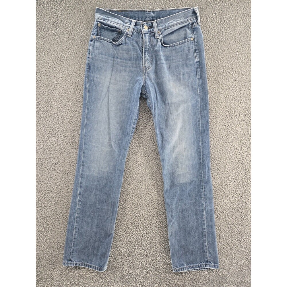 Levis 514 Jeans Men 31 x 32 Regular Straight Stretch Blue Denim